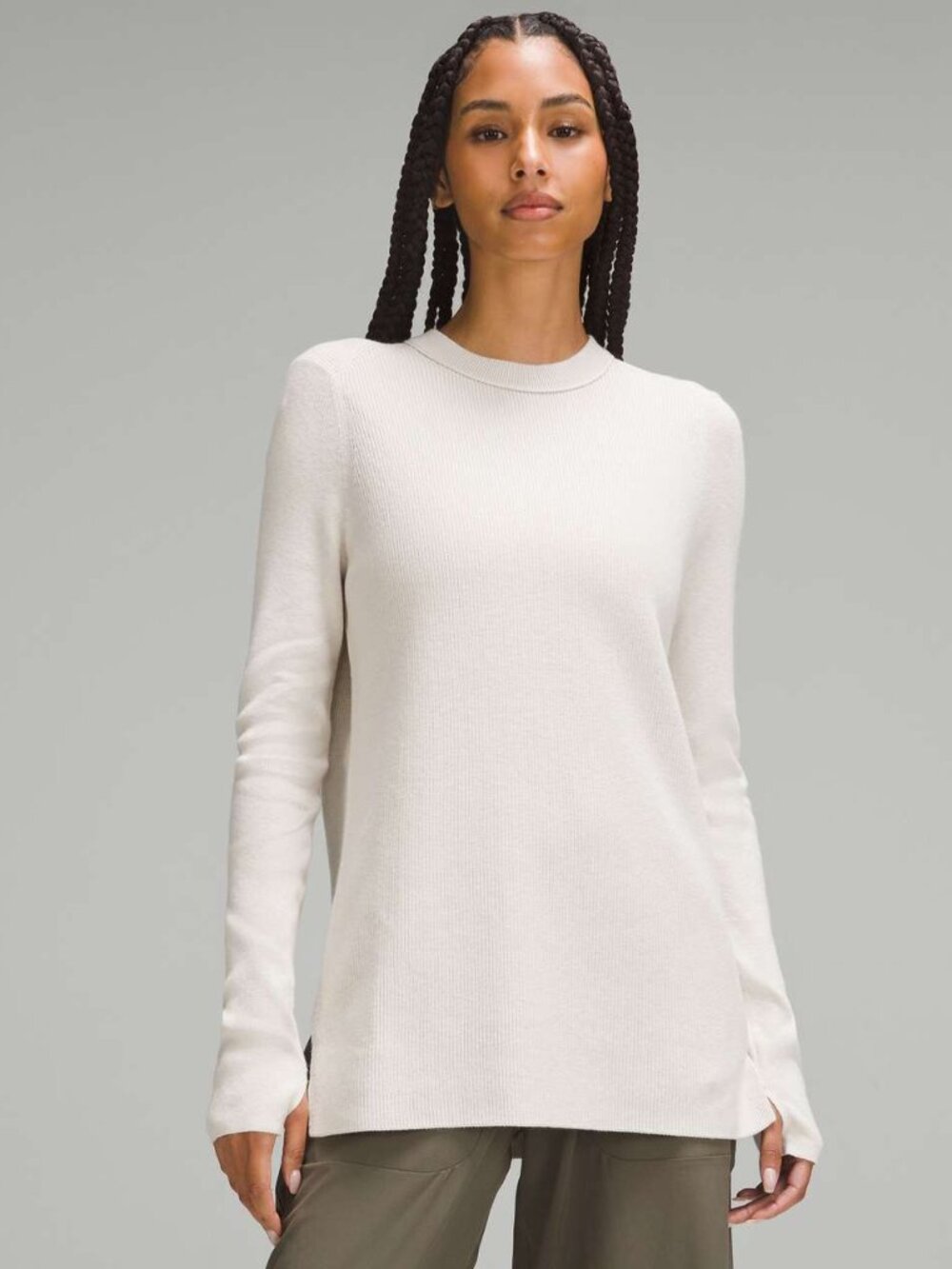 Lululemon Take it All Cotton Blend Sweater